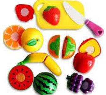 Fruit cutting play set