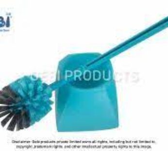 Nandeene round toilet brush with container