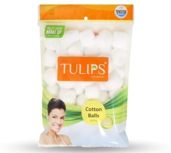 Tulips cotton balls 50 pcs