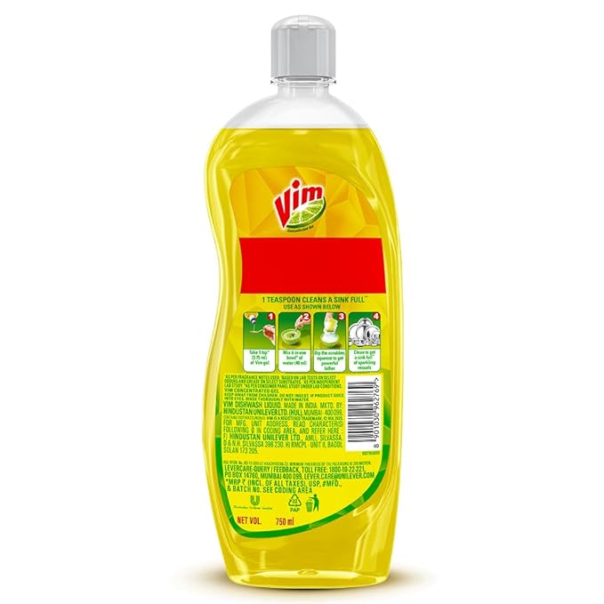 Vim tropical lemon freshness gel 750 ml - Image 2