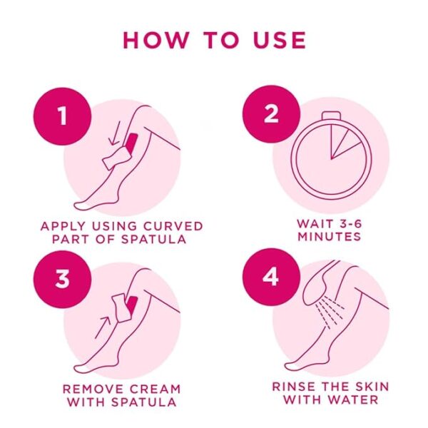 veet hair removal cream for woman with cucumber extract - Image 3