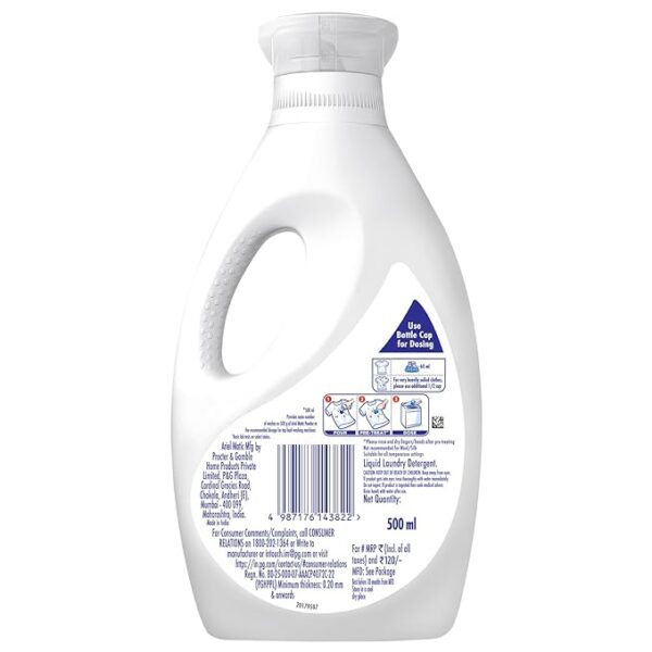 Ariel top load matic liquid detergent 500 ml - Image 6
