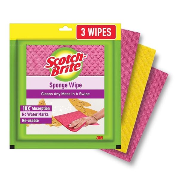 Scotch brite sponge wipes