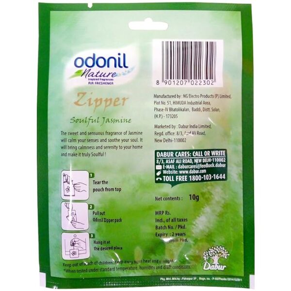 Odonil zipper air freshner jasmine - Image 2