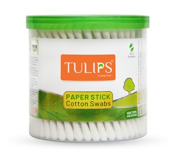 tulips paper sticks cotton buds 200 stems