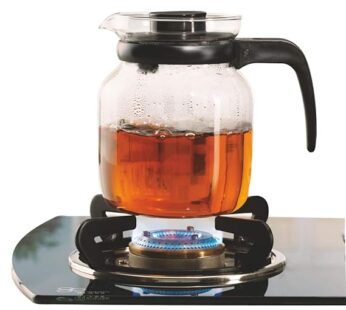 Borosil – Carafe Flame Proof Glass Kettle with Inbuilt Stainer, 350 ml, 1L, 1.2L