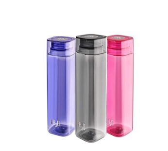 Cello H2O Plastic Water Bottle, 500ml, Set of 3, Multicolour