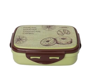 Jaypee Ecosteel Lunch Box for School & Office, Spoon, Airtight Leak-Proof, Snacks Tiffin Box for Kids, Light Weight, Easy Clean