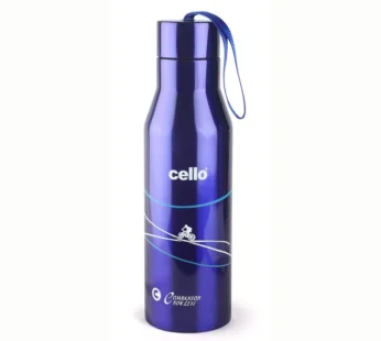 Cello Refresh Stainless Steel Double Walled Water Bottle, Hot and Cold, 500ml,750ml,900ml, 1 Unit Flask, Grey