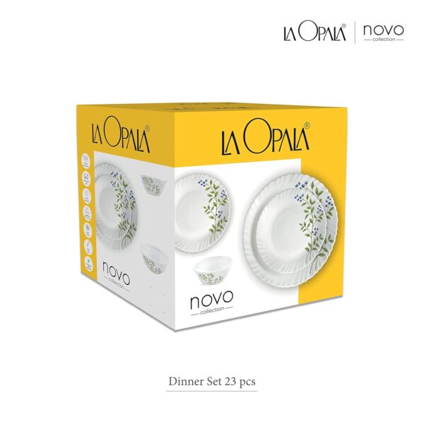 La Opala, Novo Collection, Opal Glass Dinner Set 23 pcs - Image 6