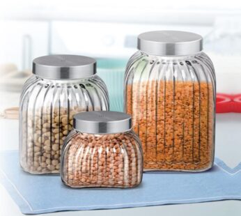 Treo By Milton Bruno Glass Storage Jar