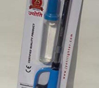 Jyoti Superb Flame Lighter with Refill Bottle (Blue)