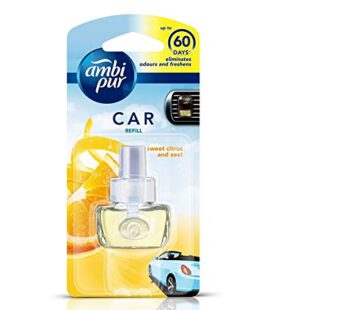 Ambi Pur Sweet Citrus and Zest Car Air Freshener Refill (7.5 ml)