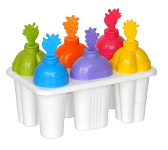 Butter Scotch Multicolor Candy Kulfi Maker Popsicle Mould Set of 6(Color May Vary)