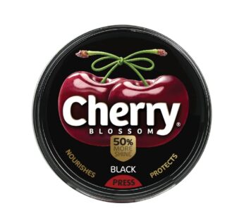 Cherry Blossom Wax Shoe Polish Dark Tan, Black -15, 40Gm | Leather Shoe Shiner