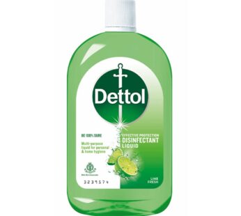 Dettol Liquid Disinfectant for Floor Cleaner, Surface Disinfection , Personal Hygiene (Lime Fresh ,Menthol Cool 500ML)