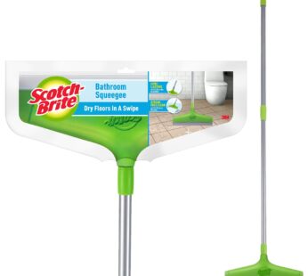 Scotch-Brite Bathroom Squeegee Plastic Wiper with telescopic handle (30 cm)