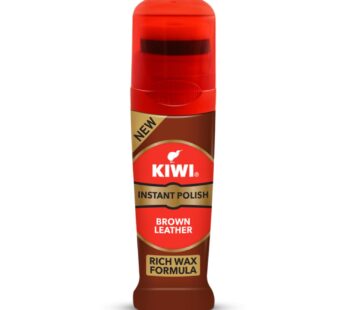 Kiwi Instant Polish – Brown Leather 75ml