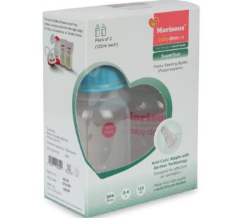 Morisons* babydreams THE CHOICE OF SMART MUMS SuperDuo Regular PP Feeding Bottle 125 ml