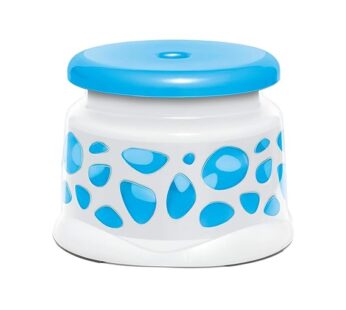 Milton Duplex Crown Plastic Stool, Blue