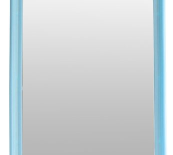 Fantasy Mirror Square Plastic Frame (Blue, Wall Mount, Framed)