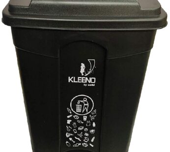 Cello Strong Plastic Step-On Pedal Garbage Dustbin (60 Ltr, Blue)