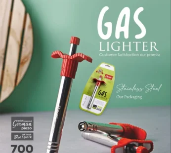 Red Apex gas lighter ss(soft grip), For Kitchen