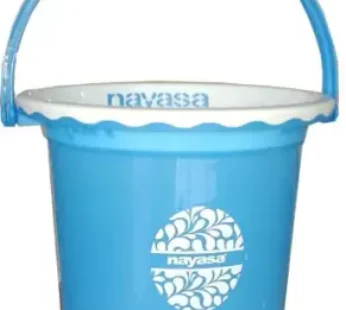 NAYASA CREST BUCKET 18 L Plastic Bucket  (Blue)