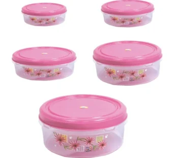 SKI Food Saver containers set of 5 [444,333,222,111,000]