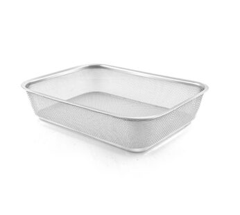 Tiger Stainless Steel Rectangular Fridge Basket 23x32CM