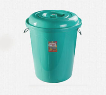 Opil Multipurpose Plastic Storage Bucket 50 Litre (Green), (45(D) x 53 CM)