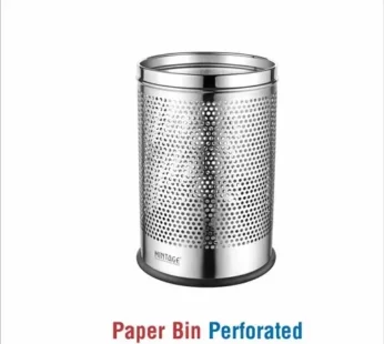 Stainless Steel Paper Dustbin 10×14