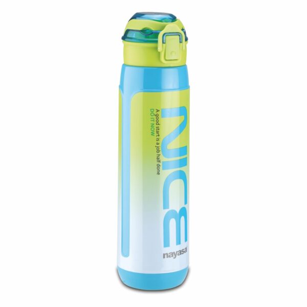 Nayasa Unbreakable Turbo Water Bottle| BPA Free | Leak-Proof Water Bottle | Ideal for Office | Sports | School | Gym | Sky Blue - Image 5