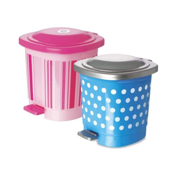 SONAL SMALL PRINTED DUSTBIN |1 SINGLE PEICE | SMALL 3 SIZES AVAILABLE