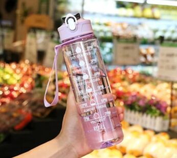 FANCY WATER BOTTLE (TRANPARENT) 1000ML