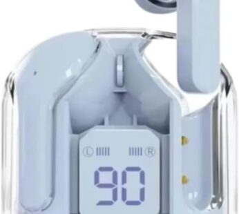 ULTRA PODS TWS BLUETOOTH EARBUDS TRANPARENT DESIGN WITH DISPLAY | WITH TYPE C CHARGING