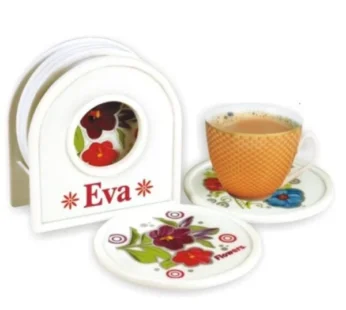 LIZA EVA TEA COASTER PLATIC