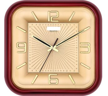 ANALOCK WALL CLOCK SQUARE SHAPE WITH GLASS
