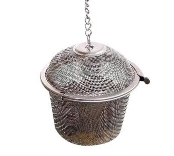 GREEN TEA FILTER STAINLESS STEEL STAINER NET MESS STYLE EASY LOOSE