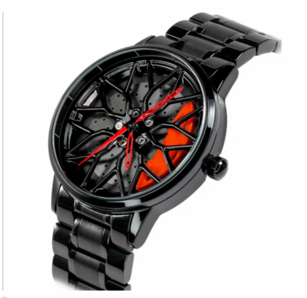 GYRO SPINNING WHEEL WATCH | HIGH QUALITY MENS STYLISH WATCH AVAILBLE  IN ONLY BLACK COLOR
