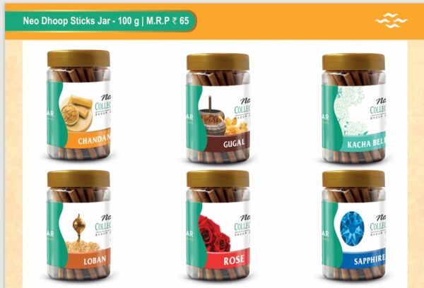 SHALIMAR NEO DHOOP STICKES JAR | 100G FOR 65RS